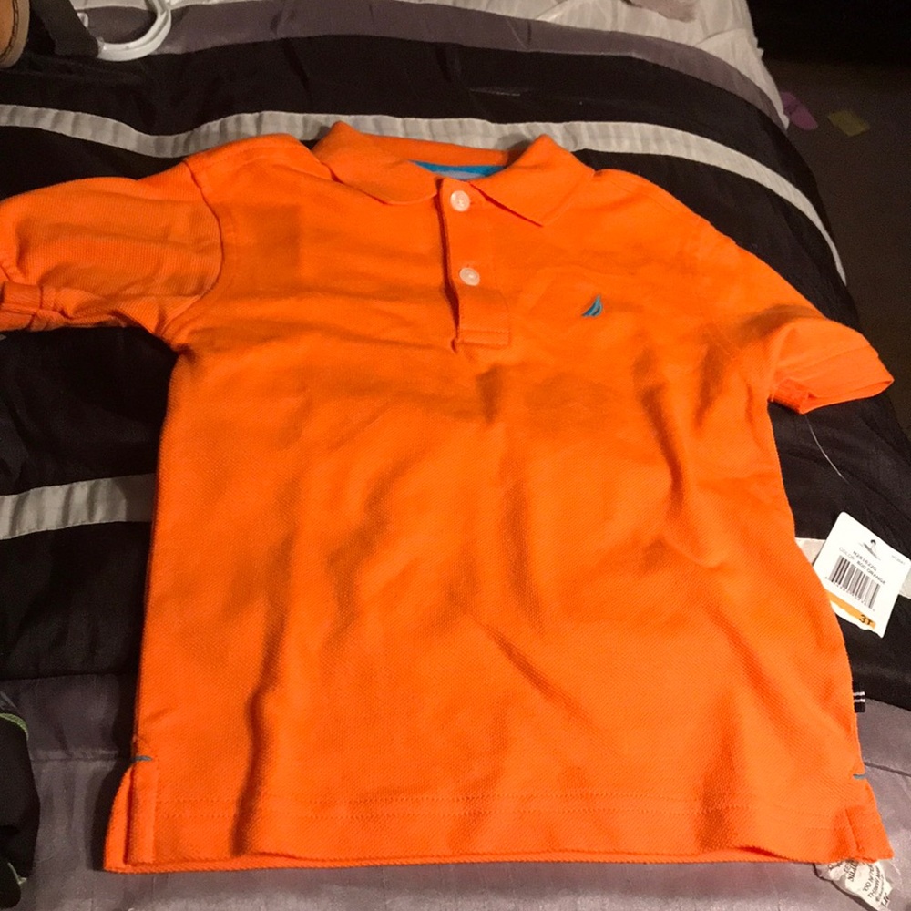 nautica kid polo collar shirt